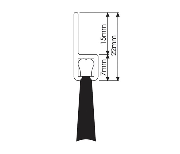Alloy Carrier 180 Deg. – 5 x 2500mm