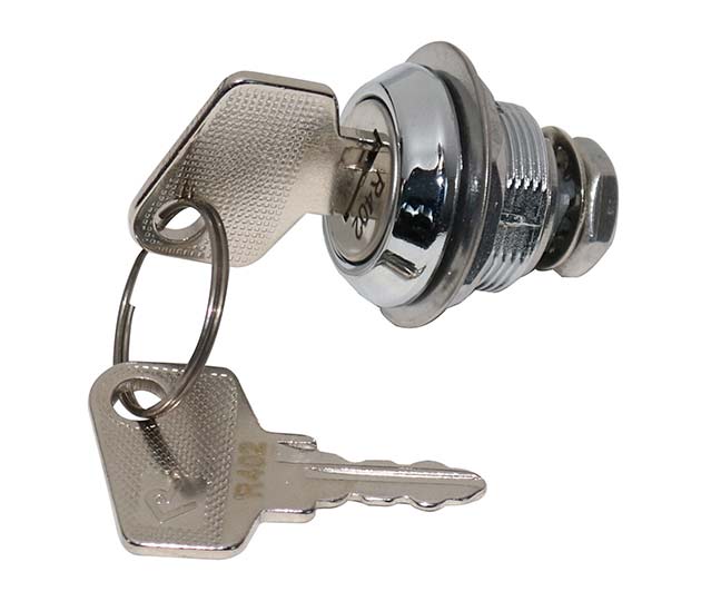 Barrel & Key c/w Cam –  Stainless Steel Locking Gear