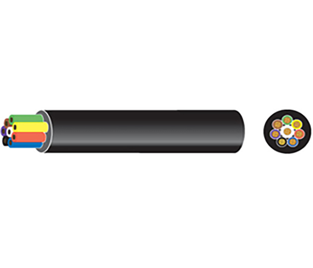 8 Core Cable (7×14/0.30 + 1×28/0.30) 30Mtr Black