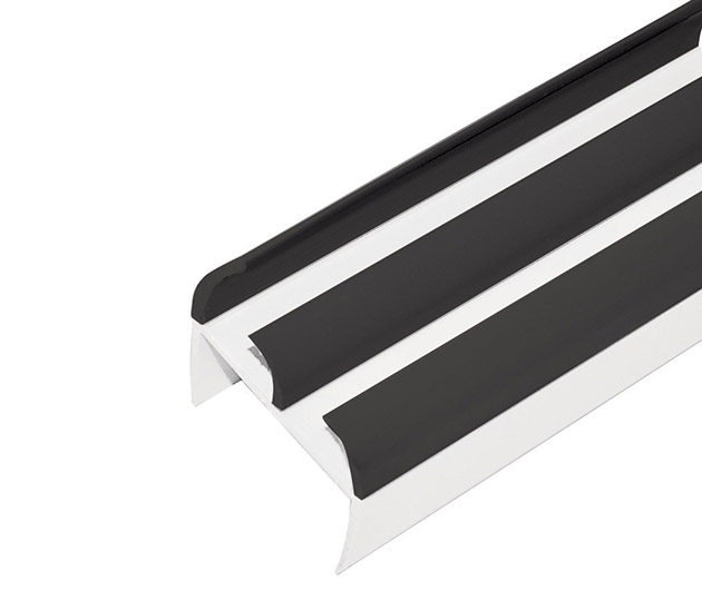 Door Seal 53 – 55mm x 5Mtr. Black / White.