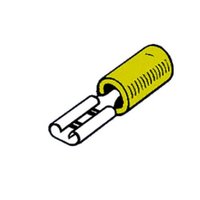 Spade Terminal Female 6.6mm Yellow