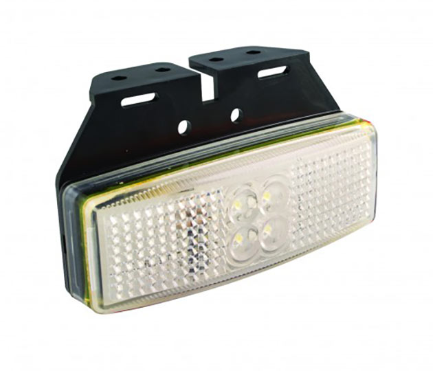 Front Marker Lamp LED – White c/w Bracket