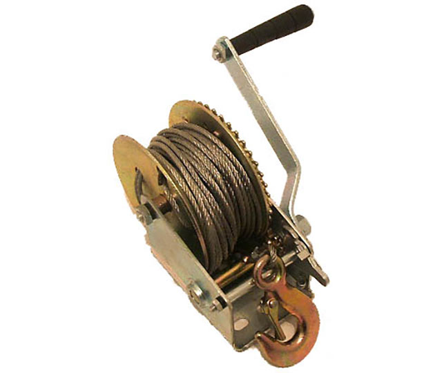 Hand Winch – 500Kg c/w 15Mtr Cable.