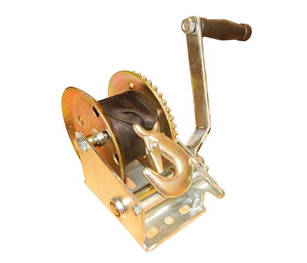 Hand Winch – 1200Lbs c/w 6Mtr Webbing
