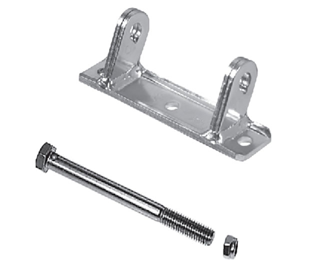 Bolt On  Bracket c/w Pin & Nut Stainless Steel Large