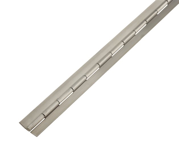 Piano Hinge 38mm Open 3.2mm Pin Mild Steel