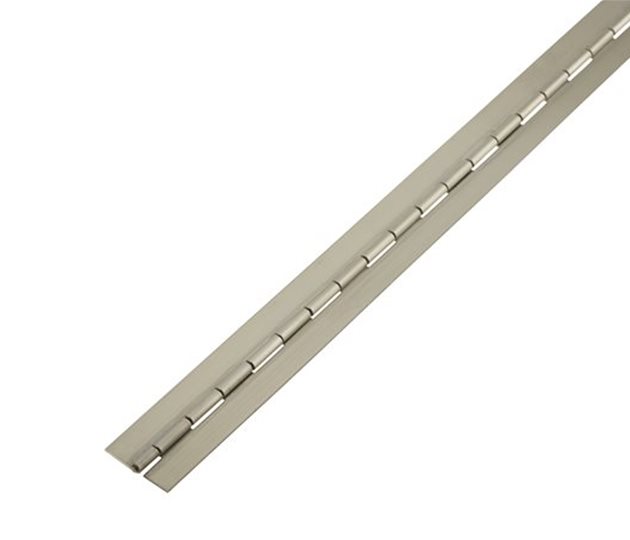 Piano Hinge 38mm Open 3.2mm Pin Stainless Steel