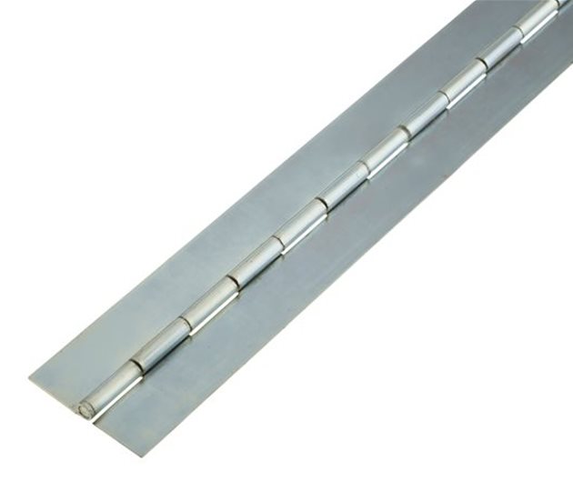 Piano Hinge 75 x 2mm Mild Steel Zinc Plated
