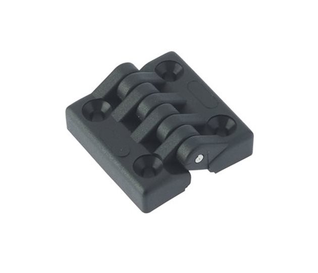 Hinge – Black Polyamide 39 x 39mm