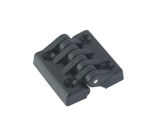 Hinge – Black Polyamide 48 x 49mm