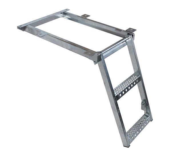 Ladder – Folding 2 Rung Zinc Plated