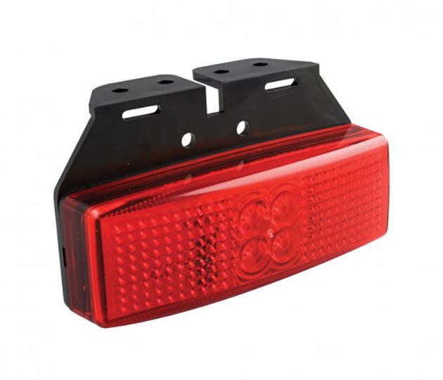 Rear Marker Lamp LED c/w Bracket – Red