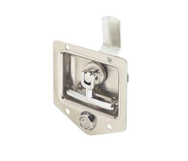Drop Down Tee Lock- Stainless Steel Right Hand