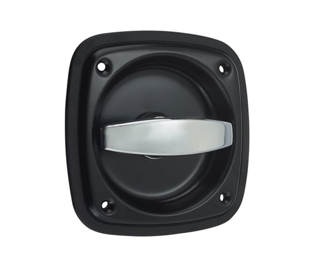 Tee Handle Recessed – Black (Non-Locking)