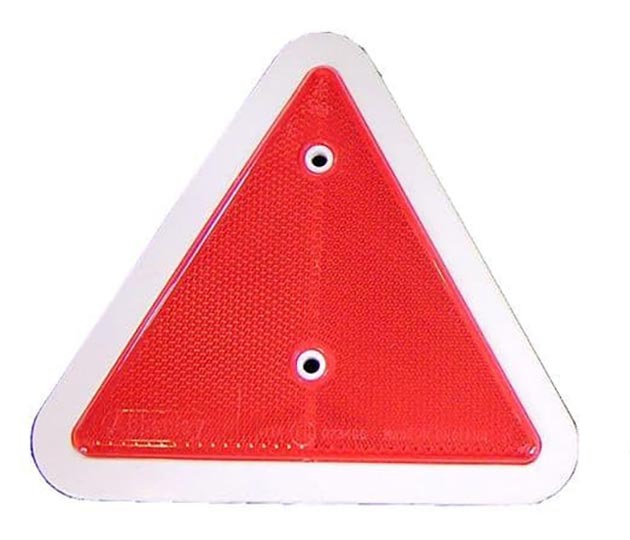 Reflective Triangle – Red / White