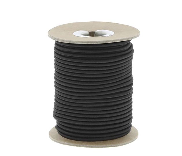 Shock Cord 10mm x 100Mtr. Black