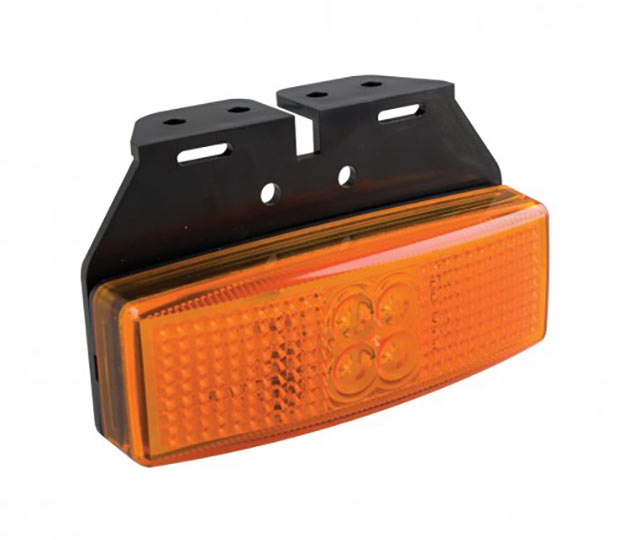 Side Marker Lamp LED c/w Bracket – Amber
