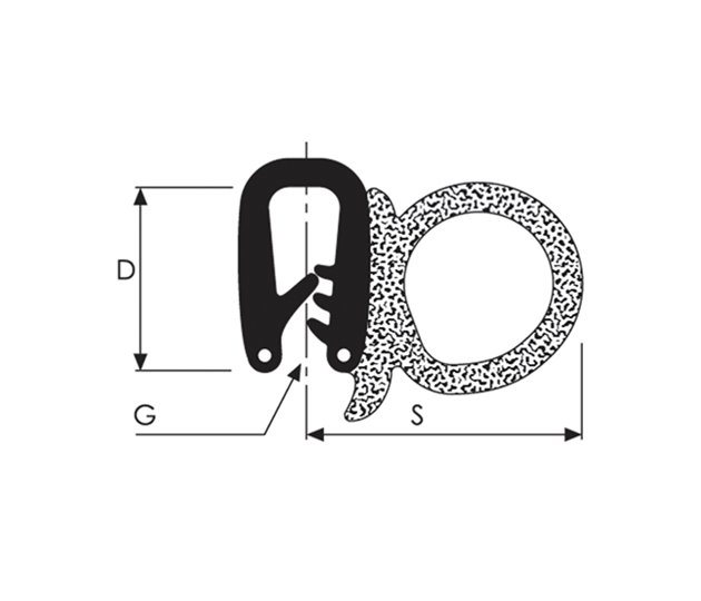 Edge Seal 0.8 – 3mm Grip Range x 50Mtr Roll