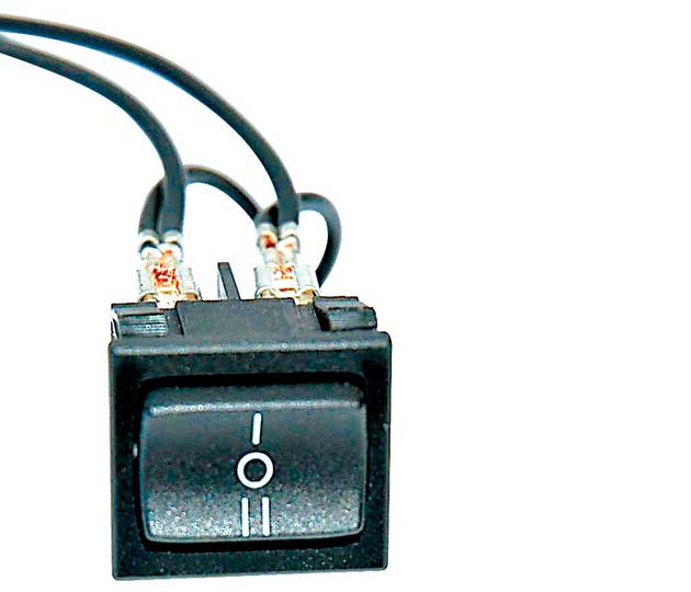 Switch for Roof Vent (In-Off-Out)