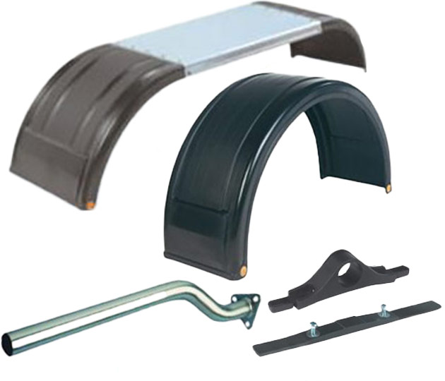 A selection of mudwing fittings.