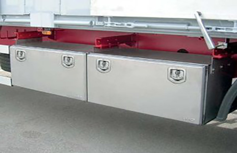 A selection of Bawer Stainless steel toolboxes.