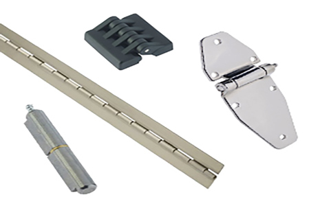 A selection of hinges.