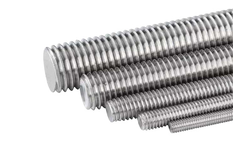 Selection of threaded bars.