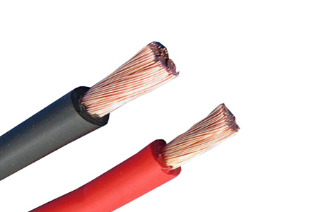 Selection of flexible battery cable.
