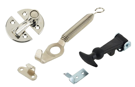 Selection of bonnet and gravelly fasteners.