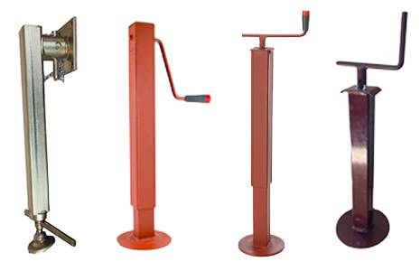 Selection of box jacks and prop stands.