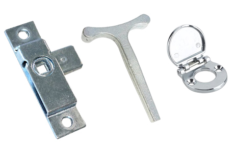 Selection of budget locks and tee keys.