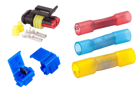 Selection of cable connectors.