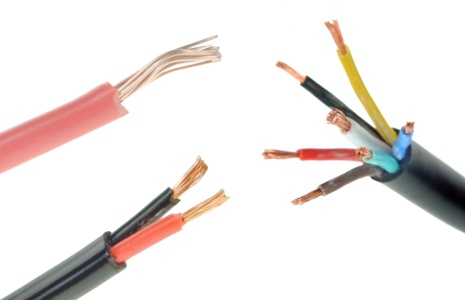 Selection of automotive electrical cable.
