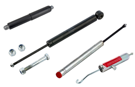 Selection of coupling dampers and energy store units.
