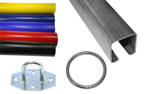 A selection of curtainsider accessories.