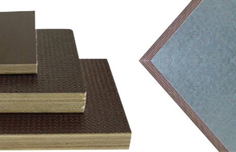 A selection of door blanks and flooring sheets.