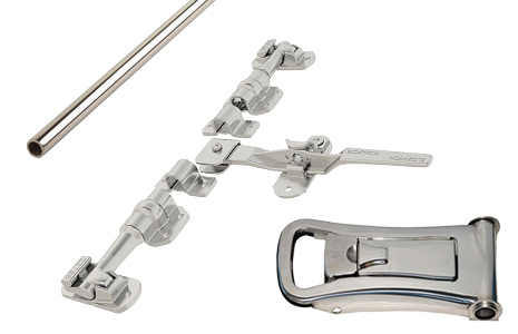 A selection of door locking gear.
