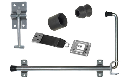 Selection of door retainers.