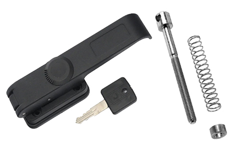 Selection of emergency door locks and fittings.