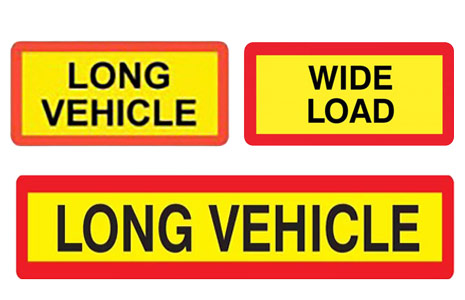 A selection of truck body markings.