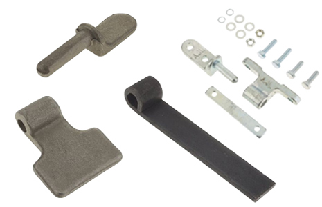Selection of gudgeons and hinges.