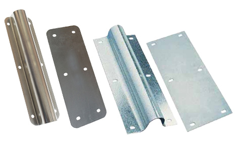 Selection of mudwing saddles and backplates.