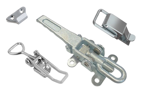 Selection of overcentre and toggle fasteners.