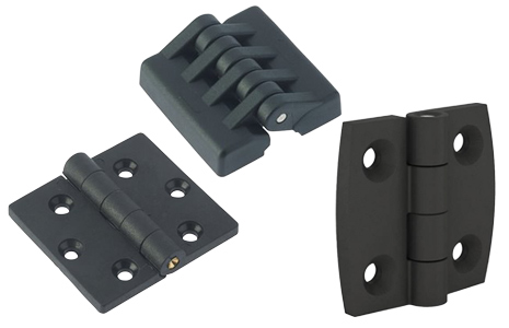 Selection of plastic hinges.