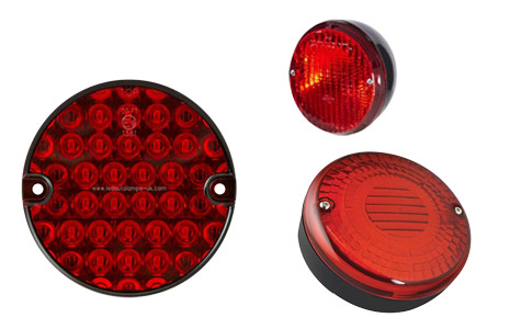 Selection of rear fog lamps.