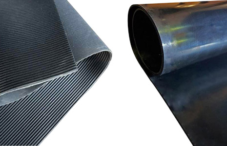 A selection of rubber matting.