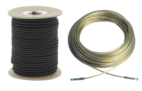 Shock cord and tilt cord.