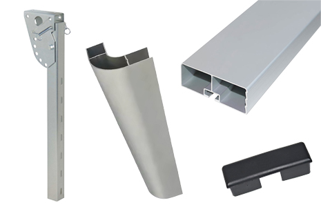 A selection of alloy side guard sections.