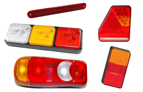 Selection of LED rear tail lamps.
