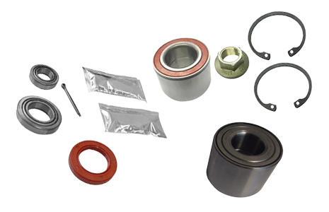 Selection of trailer wheel bearings.